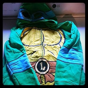 Ninja turtle zip up hoodie